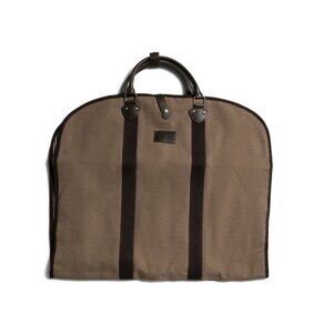 BROUK AND CO Khaki Canvas Excursion Garment Bag